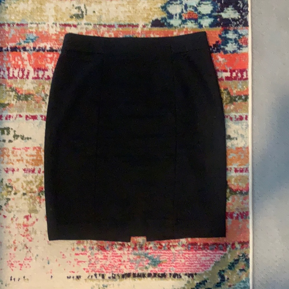 Black work skirt